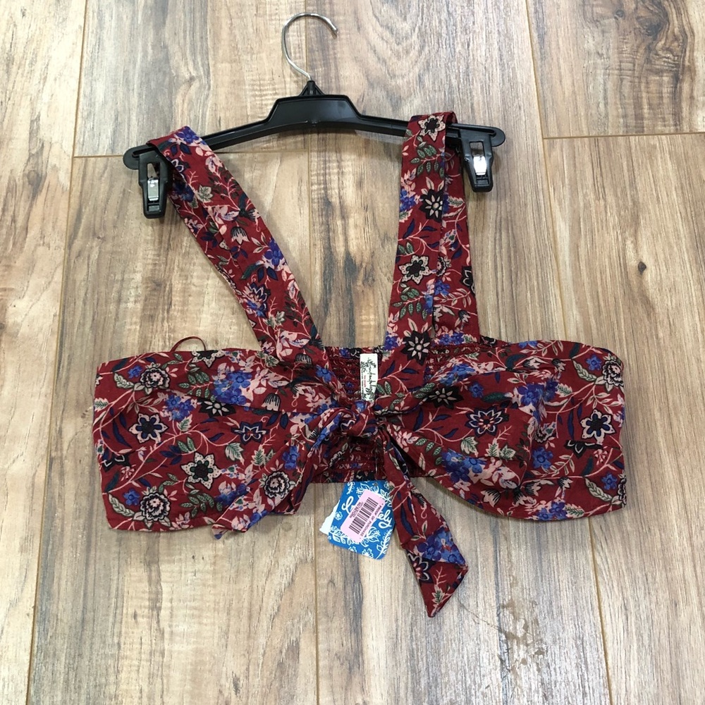 NWT Free People maroon bra top